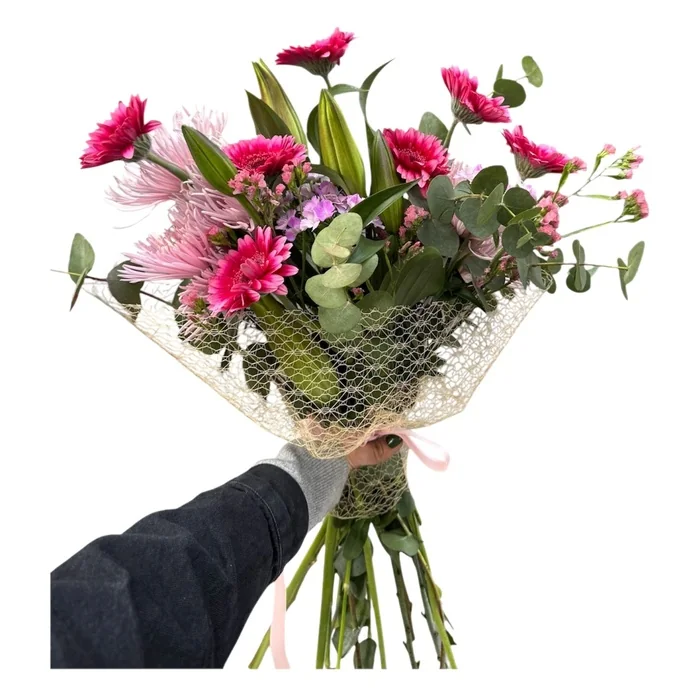 Gerbera Tomurcuk Lilyum Ve Anastazia Buketi