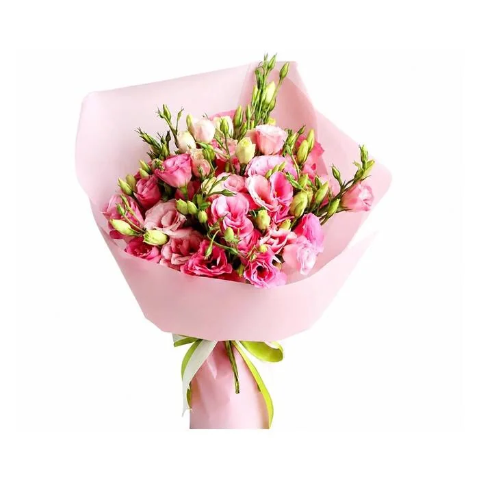 Pembe Düşler Lisianthus Buketi