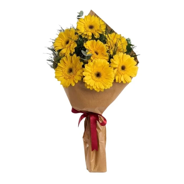 Sarı Gerbera Buketi